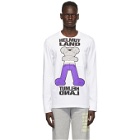 Helmut Lang White Helmut Land® Mascot Long Sleeve T-Shirt