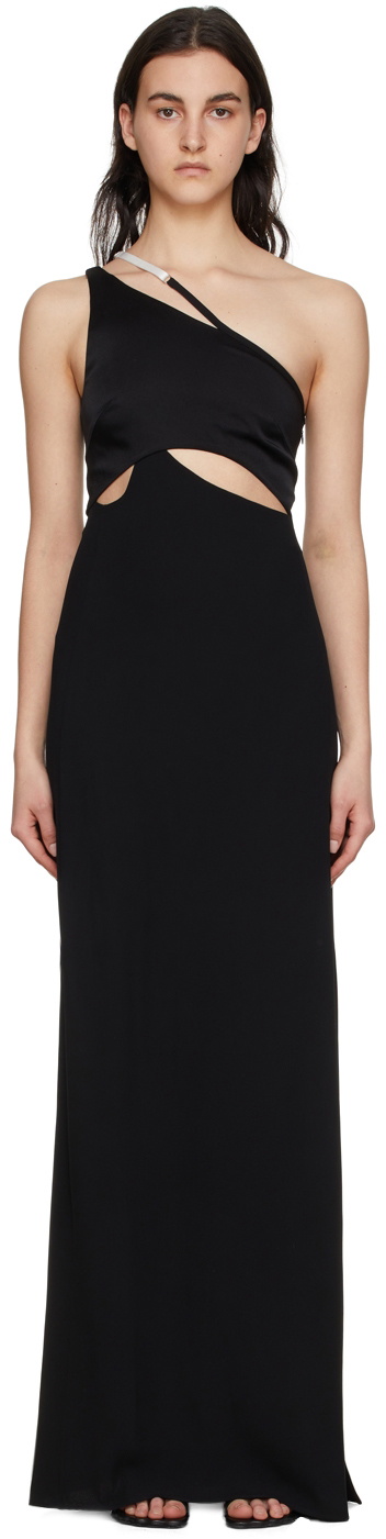 Givenchy Black Asymmetric Evening Dress Givenchy