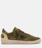 Golden Goose Ball Star glitter suede sneakers