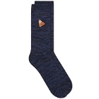 Folk Men's Textured Socks in Navy