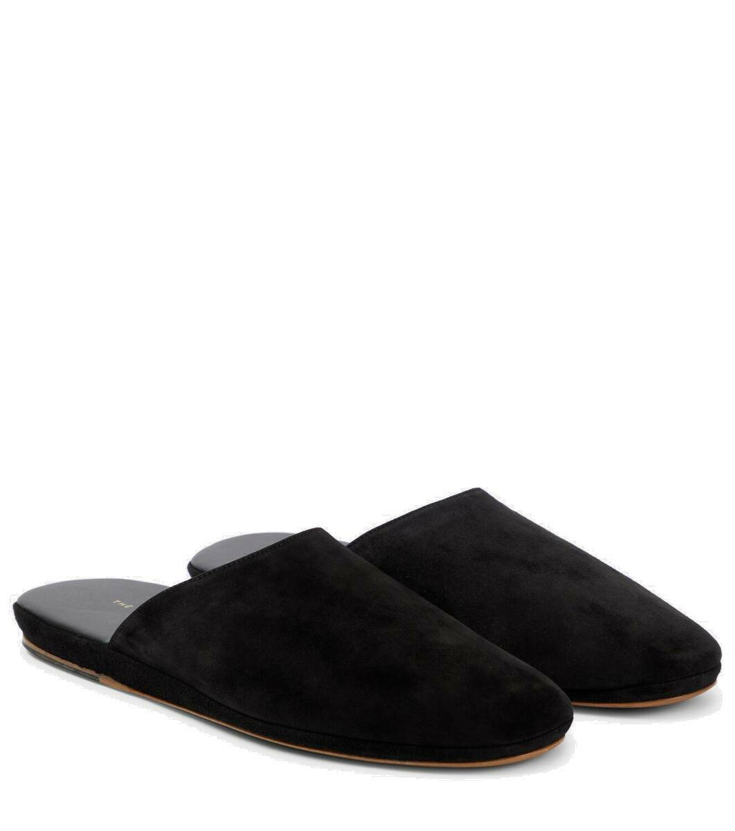 The Row Granpa cashmere slippers The Row