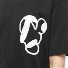Futur Men's Mario Heavyweight T-Shirt in Black