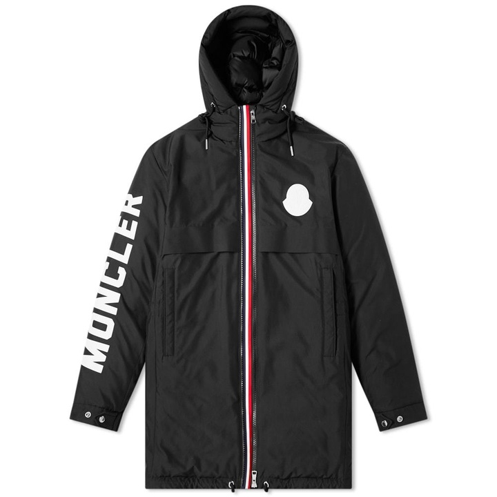 Photo: Moncler Charnier Logo Printed Down Filled Parka