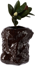 ferm LIVING Brown Tuck Vase