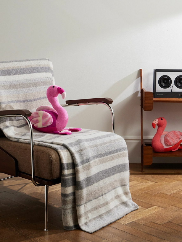 Photo: The Elder Statesman - Striped Cashmere Blanket