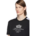 Dolce and Gabbana Black and White Millennials Star T-Shirt