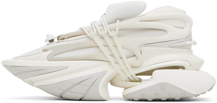 Balmain White Unicorn Sneakers