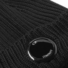 C.P. Company Men's Lens Beanie in Black