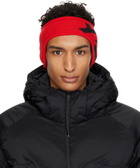Y-3 Red Graphic Logo Headband