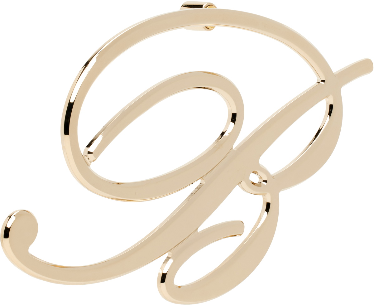 Blumarine Gold 'B' Single Earring