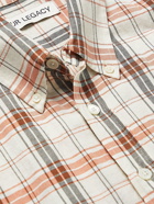 Our Legacy - Button-Down Collar Checked Cotton-Blend Shirt - Neutrals