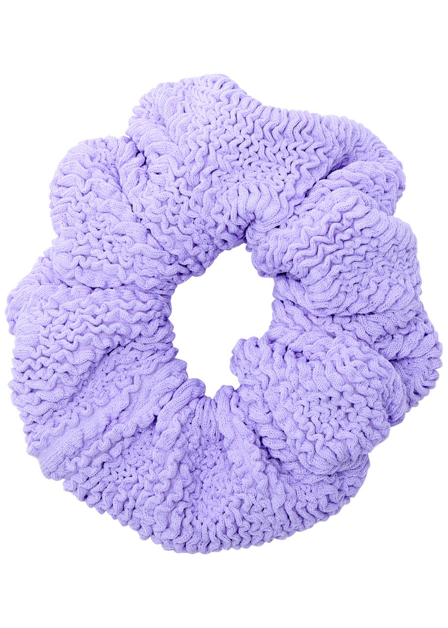 Hunza G Seersucker Scrunchie - Lilac - One Size