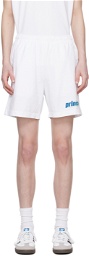 Sporty & Rich White Prince Edition Rebound Shorts