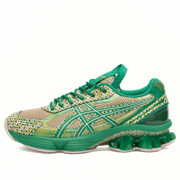 Photo: Asics US7-S Gel-Kenetic Fluent Sneakers in Watershed Rose/Kale