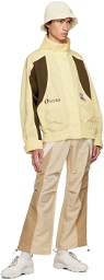 Kijun SSENSE Exclusive Yellow & Brown Oasis Shell Jacket