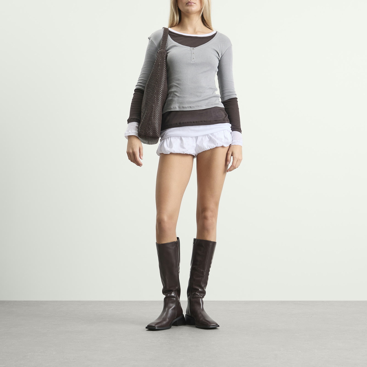 Gimaguas Women's Gemma Long Sleeve Top in Brown