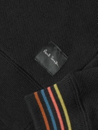 Paul Smith - Striped Cotton-Jersey Sweatshirt - Black