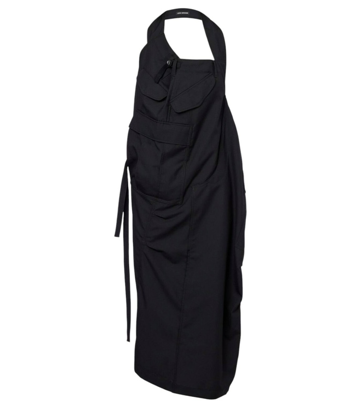 Photo: Junya Watanabe Halterneck wool midi dress