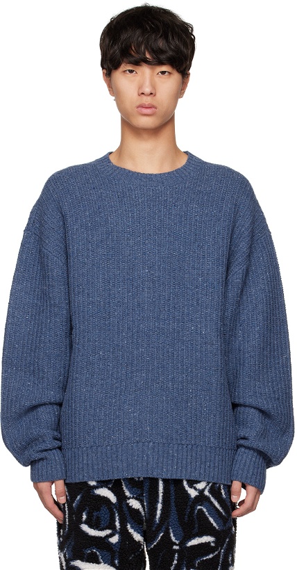 Photo: Saturdays NYC Blue Atkins Sweater