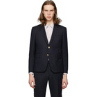 Thom Browne Navy Super 120s Twill Sport Blazer