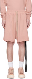 Rick Owens Drkshdw Pink Trucker Cut Off Shorts