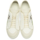 Alexander McQueen Ivory Embroidered Iris Sneakers
