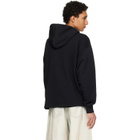 Off-White Black Grass Ink Logo Loose Hoodie