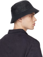 Barbour Navy Wax Sports Bucket Hat