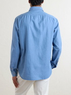 De Petrillo - Cotton-Chambray Shirt - Blue