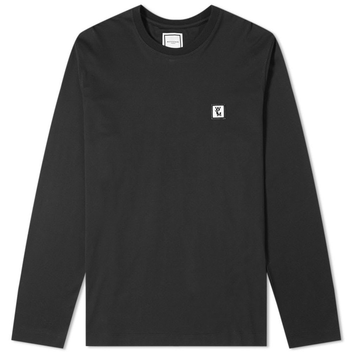 Photo: Wooyoungmi Long Sleeve Back Logo Tee Black & White