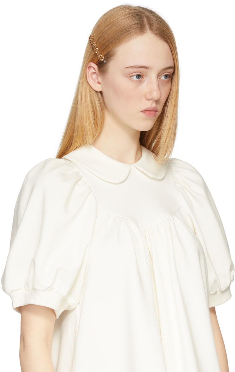 Simone Rocha Tan Flower Hair Clip Simone Rocha