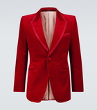 Gucci - Cotton-blend velvet jacket