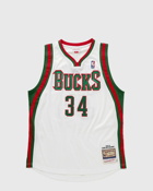 Mitchell & Ness Nba Authentic Jersey Bucks Home 2013 14 Giannis Antetokounmpo #34 Green/White - Mens - Jerseys