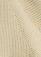Wardrobe.nyc Ribbed Knit Crop top Cream