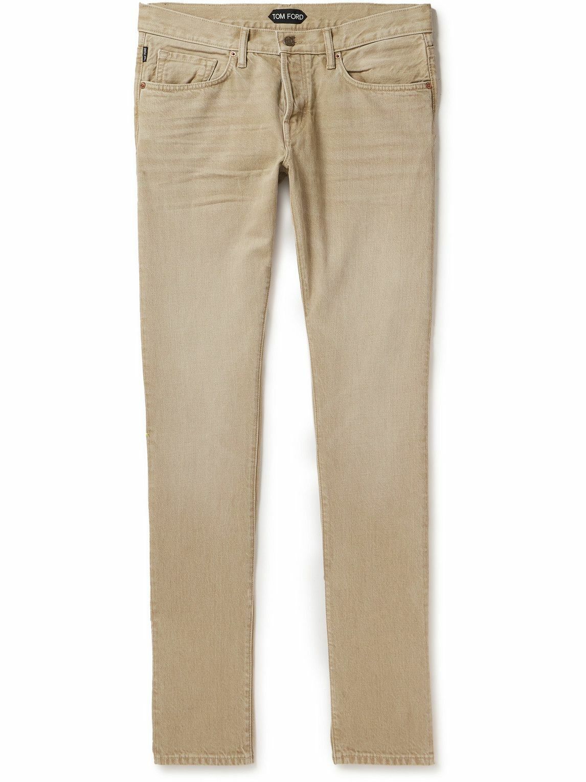 TOM FORD - Slim-Fit Straight-Leg Jeans - Neutrals TOM FORD