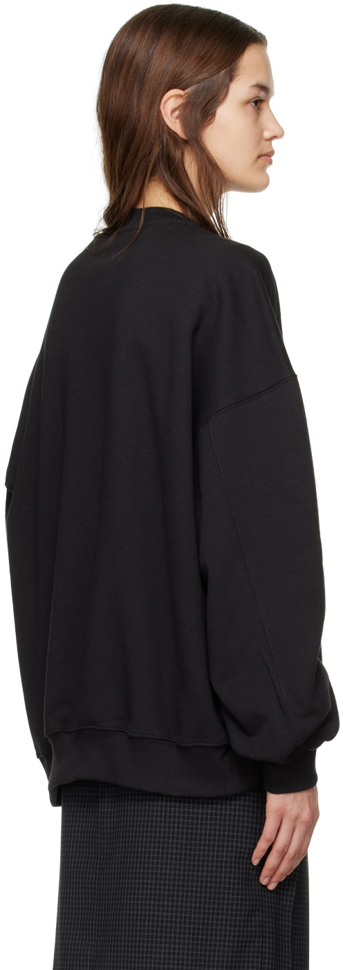 J KOO Black 'Ama Momentum' Sweatshirt