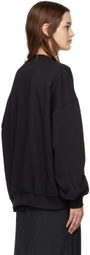 J KOO Black 'Ama Momentum' Sweatshirt