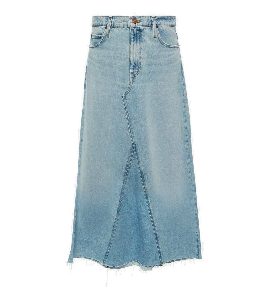 Frame Dorothy denim maxi skirt Frame Denim