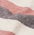 Frescobol Carioca - Striped Linen Towel - Red