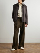 Loro Piana - Elia Button Down-Collar Checked Cotton Shirt - Neutrals