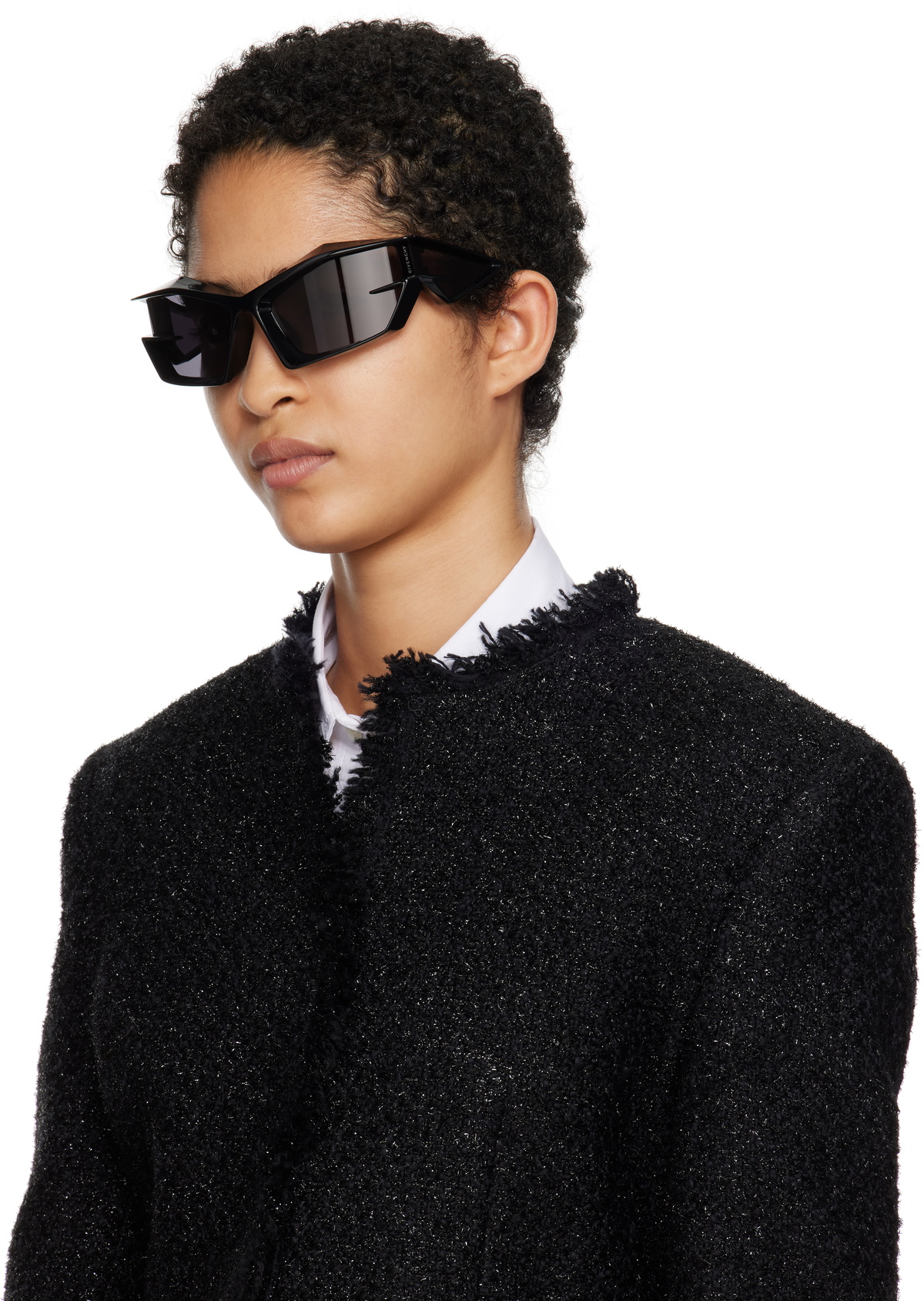 【GIVENCHY】Giv Cut サングラス ブラック Givenchy - Giv Cut Unisex Sunglasses in Metal - Black