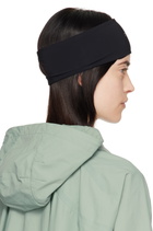 JOHANNA PARV Black Triangle Ponytail Hole Headband