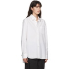 Fumito Ganryu White Gathering Shirt