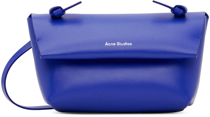 Photo: Acne Studios Blue Leather Mini Shoulder Bag