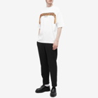 Lanvin Men's Curb Lace Logo T-Shirt in Optic White