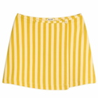 Bode Women's Medalist Skirt in Yellow Multi