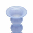 HAY Wavy Candleholder - Medium in Jade Light Blue