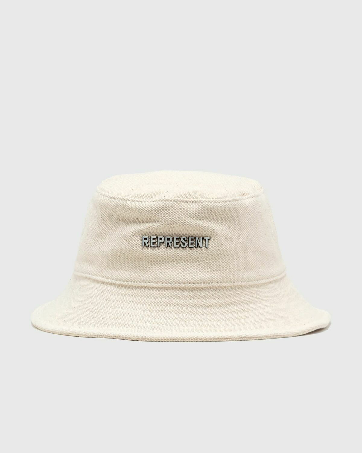 Represent Represent Canvas Bucket Hat Beige Mens Hats Represent