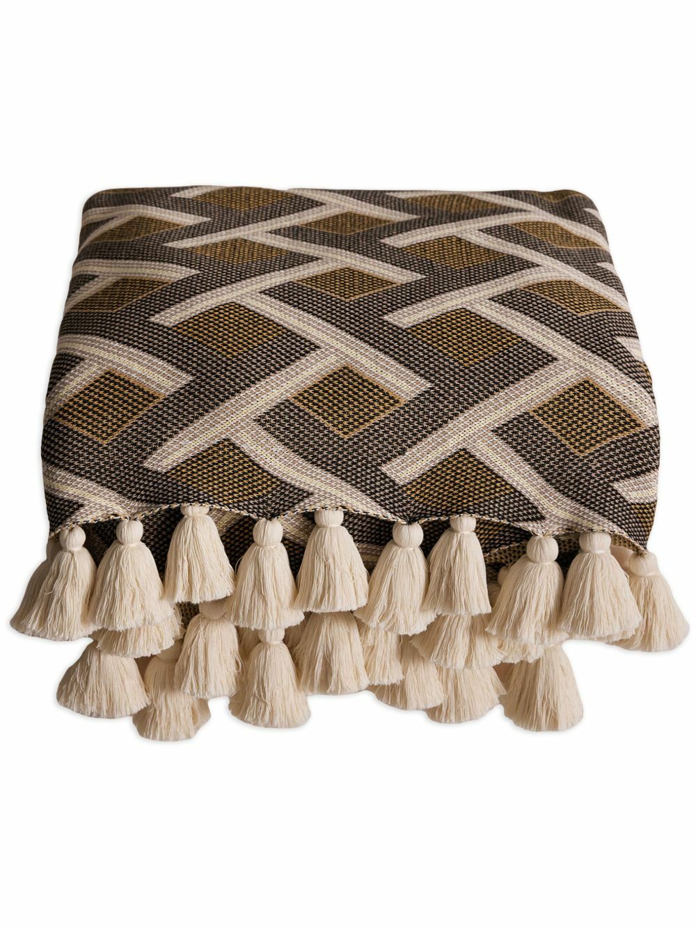 Soho Home Geometric Intarsia Blanket