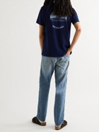 Blue Blue Japan - Logo-Print Cotton-Jersey T-Shirt - Blue